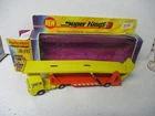Matchbox Lesney Superkings K-11 Car Transporter- red base, missing chocks, box