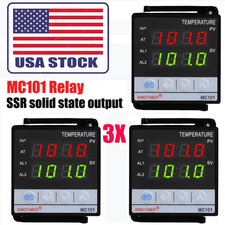 3PC Digital PID Temperature Controller Thermo...