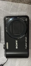 Sony Cyber-shot DSC-HX5V Compact Digital Camera - Used, No Battery, Lens Dirty
