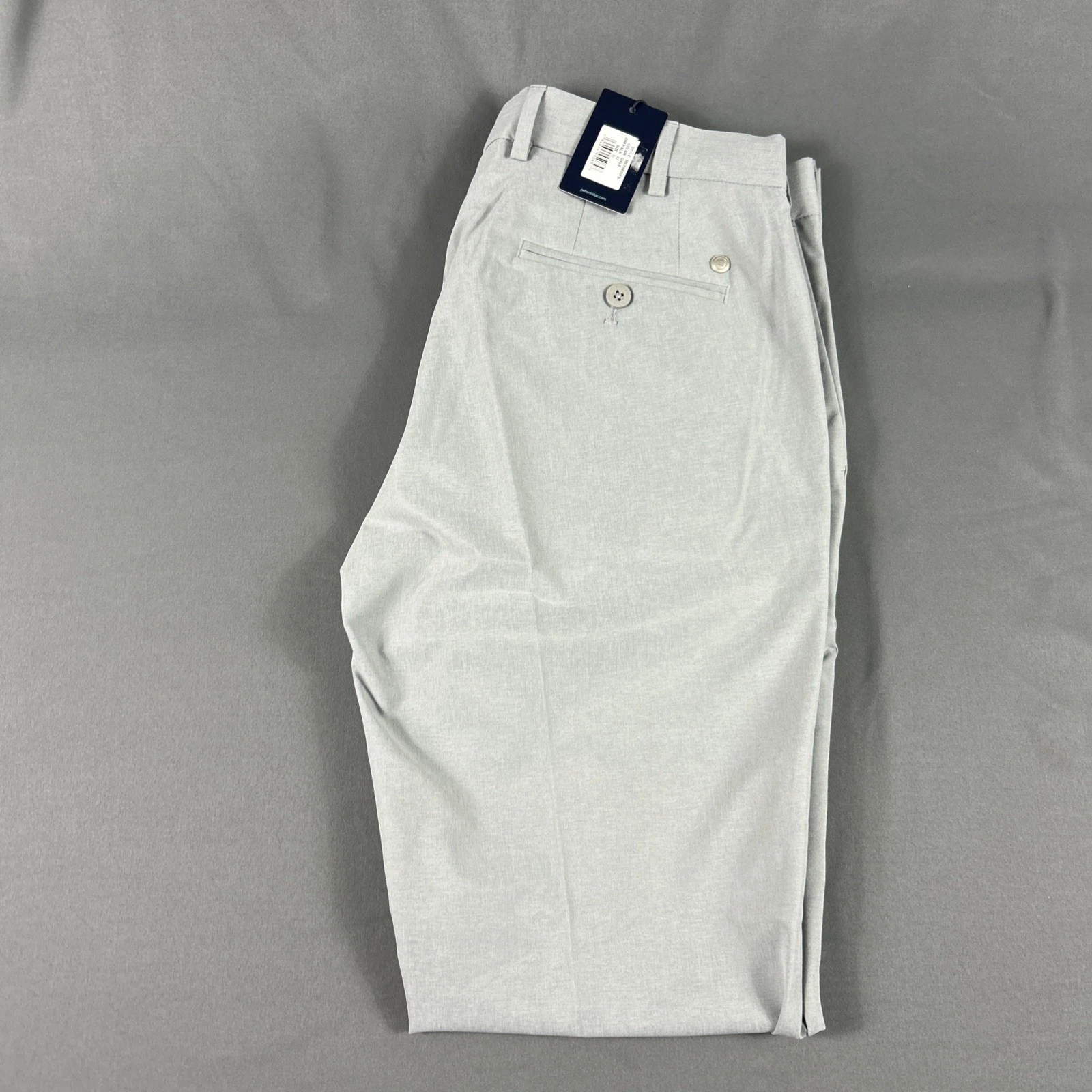 Peter Millar Golf Pants Crown Crafted Surge 32 x 32 Gale Gray NWT MSRP $185