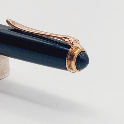 Pelikan 400 NN Füller Grün Gestreift 585 Gold Feder M in Etui Schachtel - Bild 10 von 17