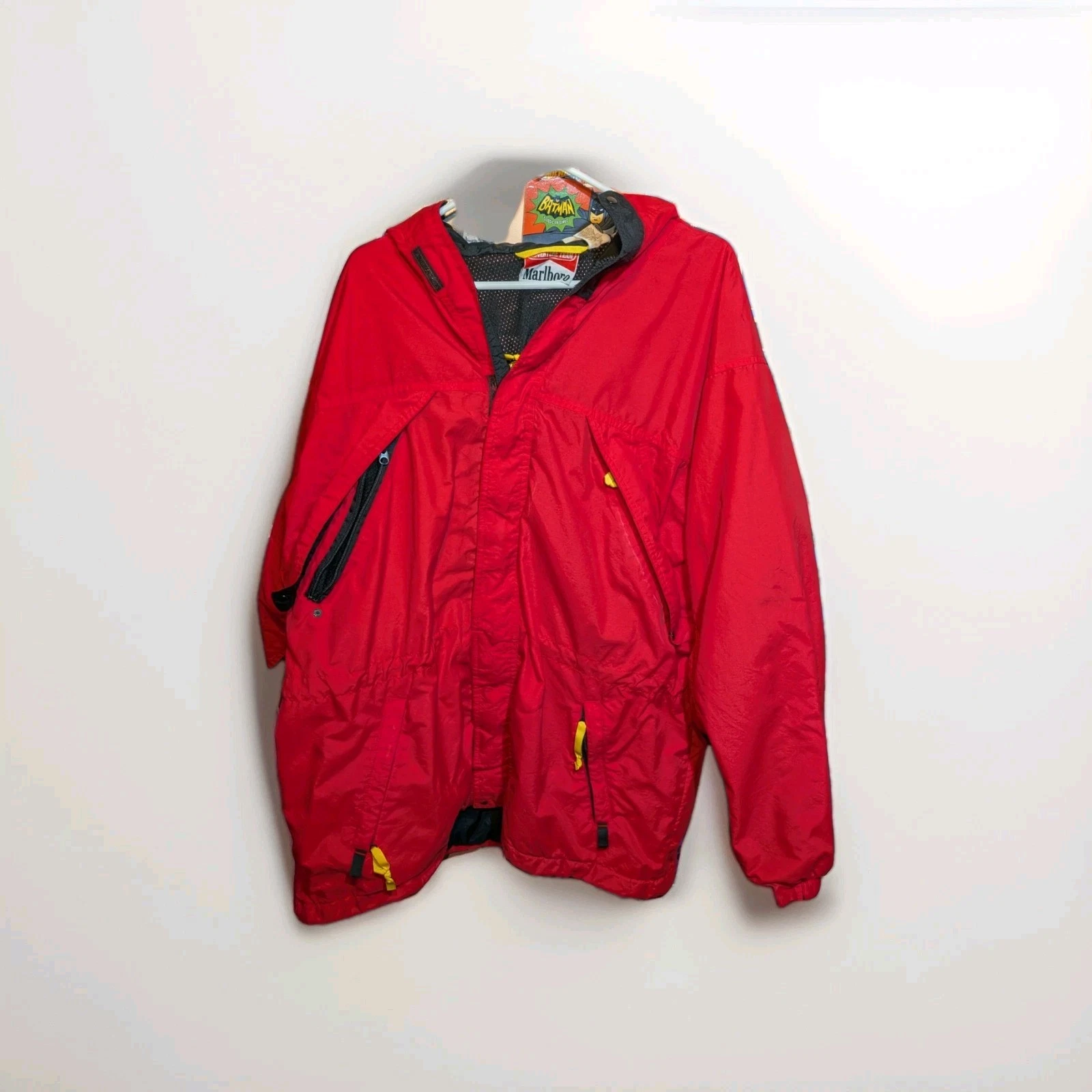 Marlboro Adventure Team Heavy Jacket Size Mens XL Red Made In Canada Vintage 90s - product detail image 1