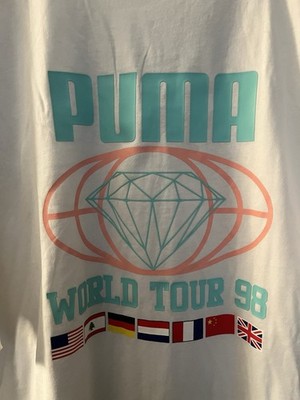 PUMA x DIAMOND DEADSTOCK World Tour 98 Vintage oversized Tee Size XL MENS