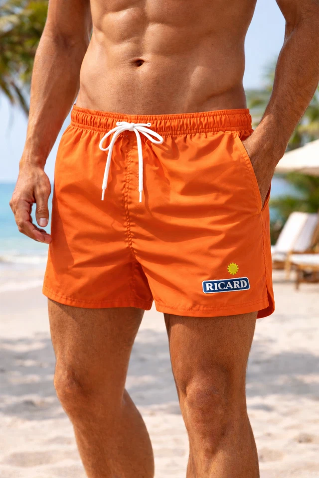 Ricard short de plage Unisexe plusieurs taille et couleur disponible - Photo 2/4