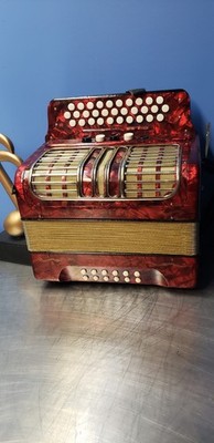 Used hohner Corona lllR Diatonic G/C/F  made in Germany + Case