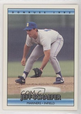 1992 Donruss Jeff Schaefer #525 06c6