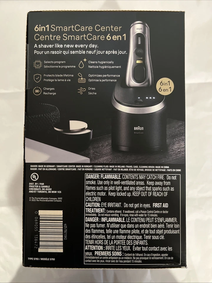 Braun Series 9 PRO+ Electric Razor 9567cc Pro Shave Silver - Image 4 of 4