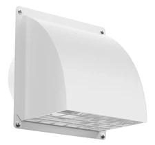 4 Inch Dryer Vent Cover Outside, HG Power Metal Exterior Vent Cover.