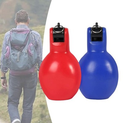 Tragbare Squeeze-Pfeife, Outdoor-Sport-Lernspielzeug mit lautem Sound,