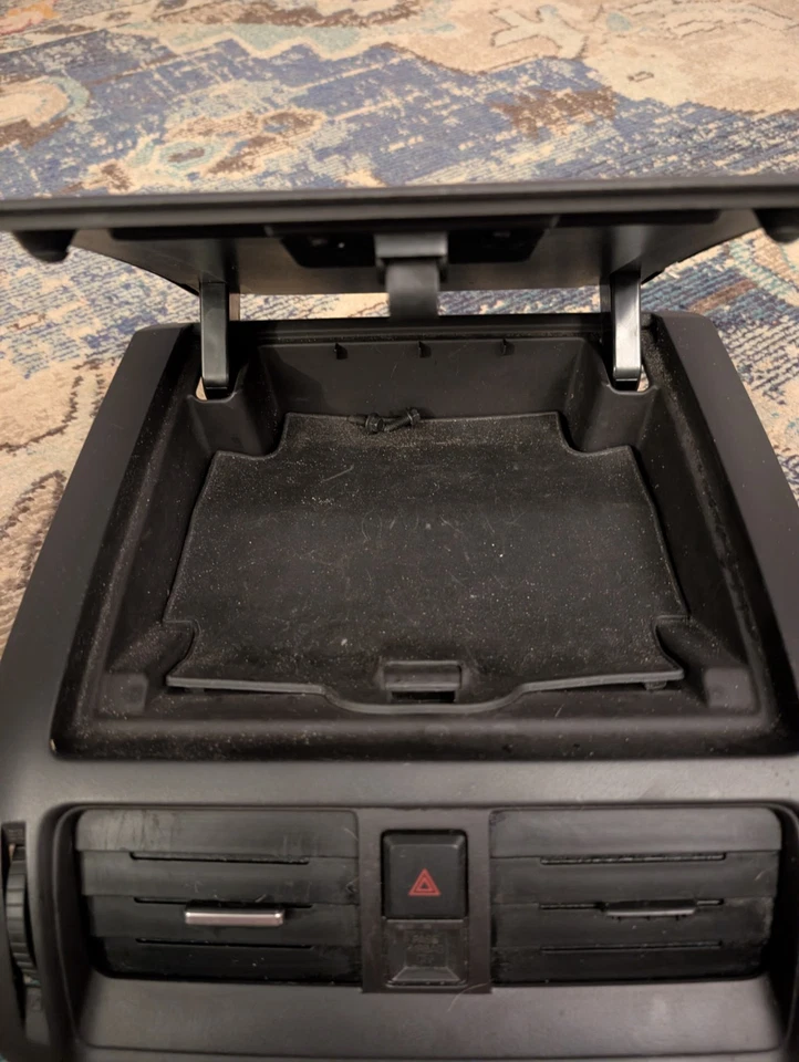 Ford Fusion Mercury Milan 2010-2012 tablero central compartimento de almacenamiento cubby negro Foto 4 de 4