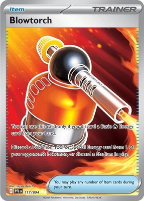 BLOWTORCH 117/094 PHANTASMAL FLAMES POKEMON (FULL ART ULTRA RARE, NM)