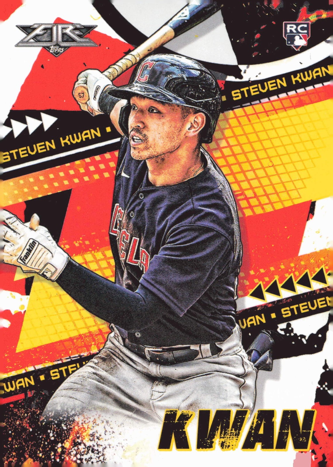2022 Topps Fire - Steven Kwan #126 (RC)
