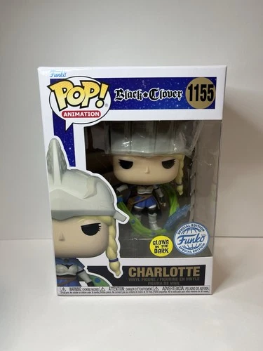 Funko Pop! Black Clover Charlotte (Charla) #1155 CHASE Figure New Collectible