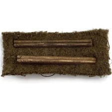 WW1 Double British Wound Stripe Badge (Wounded in Action TWICE) & Uniform Cloth