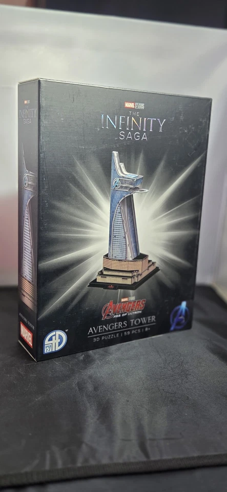 4D сборка, Marvel Studios Avengers башня 3D головоломка бумаги модель набор - Изображение 3 из 4