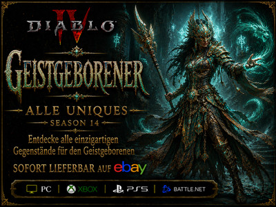 Diablo 4 Items Alle Uniques Spiritborn/Geistgeborener Season 14  PC/Xbox/PS5 SC