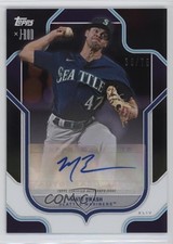 2023 Topps X J-Rod Purple Auto 36/75 Matt Brash #58-A Auto 0m4q