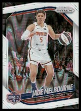 2025 Panini Prizm WNBA #128 Jade Melbourne White Seismic Prizms