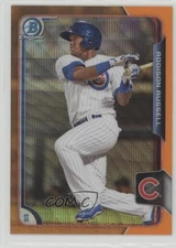 2015 Bowman Chrome Prospects Orange Wave Refractor Addison Russell Rookie RC