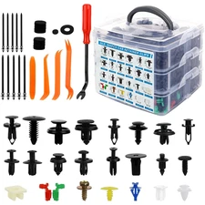 835Pcs Car Retainer Bumper Clips Fastener Remover Pin for GM Ford Lexus Honda