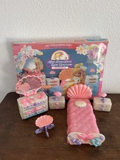 Vintage Mattel Lady Lovely Locks dame boucleline "ile enchantée" Playset 1986