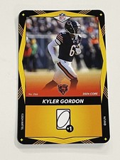 2024 UNO Elite Football Yellow #066 - Kyler Gordon - Chicago Bears