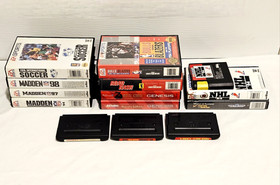 Sega Genesis Game Lot Bundle 13 Games Mortal Kombat 2 & 3, Madden, X-Men, Soccer