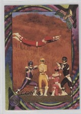 1994 Mighty Morphin Power Rangers Series 2 The Red Ranger Flying #124 d8k