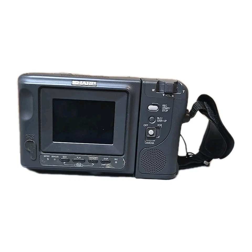 Sharp VL-E66U 8mm Viewcam Camcorder Hi-Fi w/ 2 Batteries, Charger,  User Manual  - Image 4 of 4