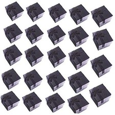 24PCS Cardboard Jewelry Bangle Gift Boxes Ring Earrings Pendant Box Holder
