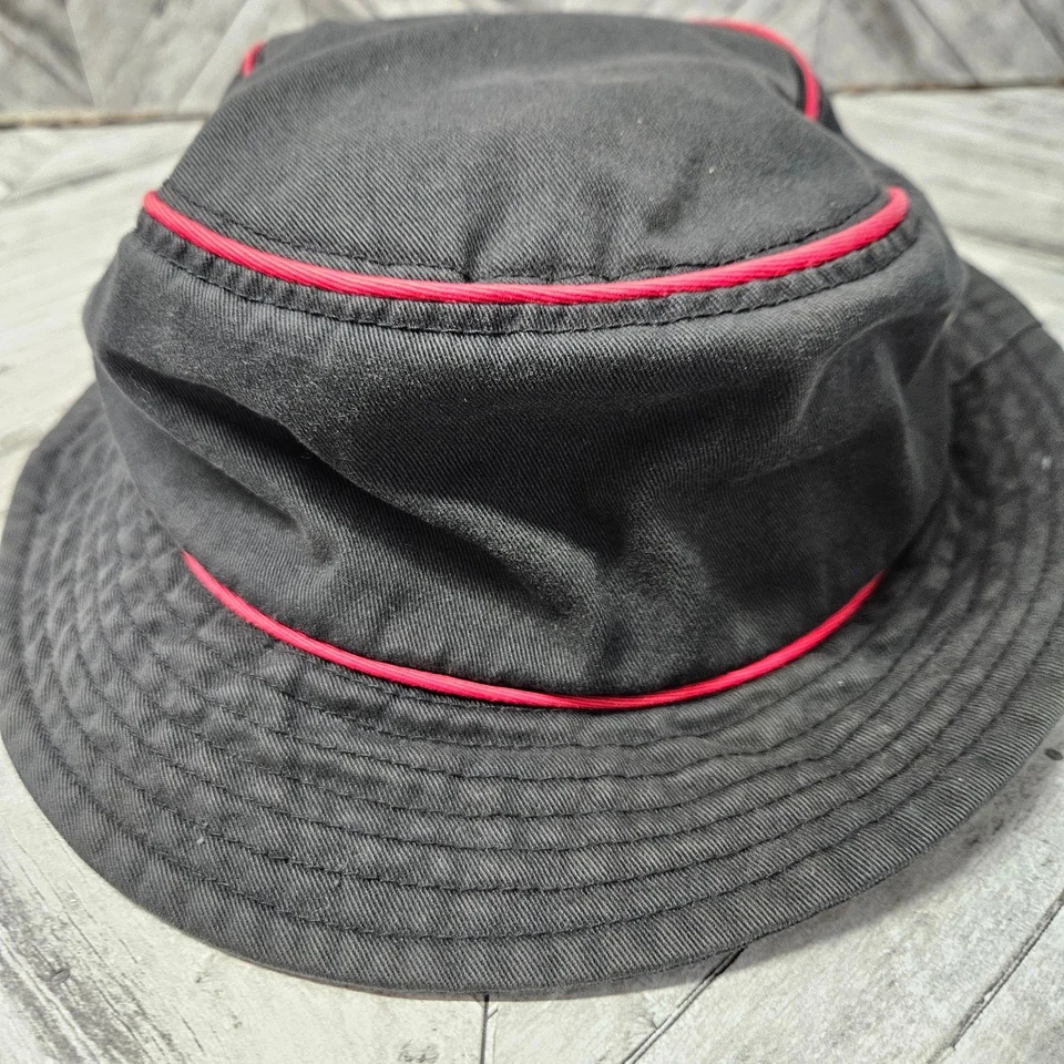 Sombrero Puma Bucket Mujer L/XL Negro Amarillo Bordado Foto 3 de 4