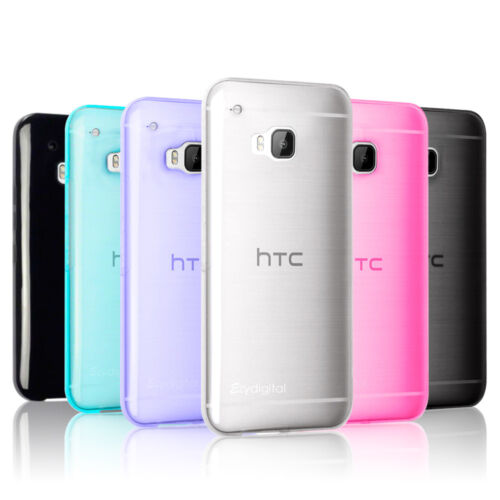 Ultra Slim High Gloss Frosted Flexible TPU Gel case cover For NEW HTC ONE M9 - Picture 1 of 7