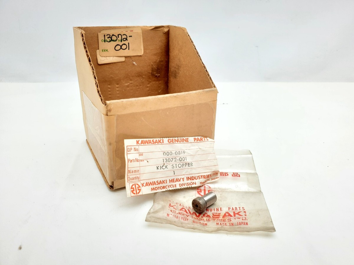 Kawasaki NOS NEW 13072-001 Kickstarter Stopper F11 KV75 MT1 A B C