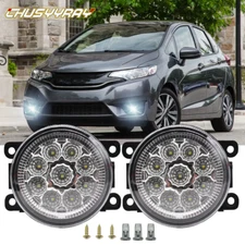 For 2015 2016 2017 Honda Fit Pair Front Bumper Fog Lights Driving Lamps