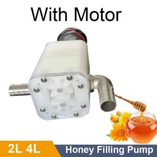 2L 4L Thick Liquid Paste Honey Filling Machine Food Grade Gear Pump 12V