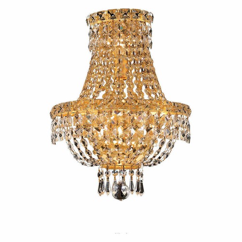 Crystal Bathroom or Dining Room Hallway Foyer Vanity Wall Sconce Light Fixture - Picture 2 of 2