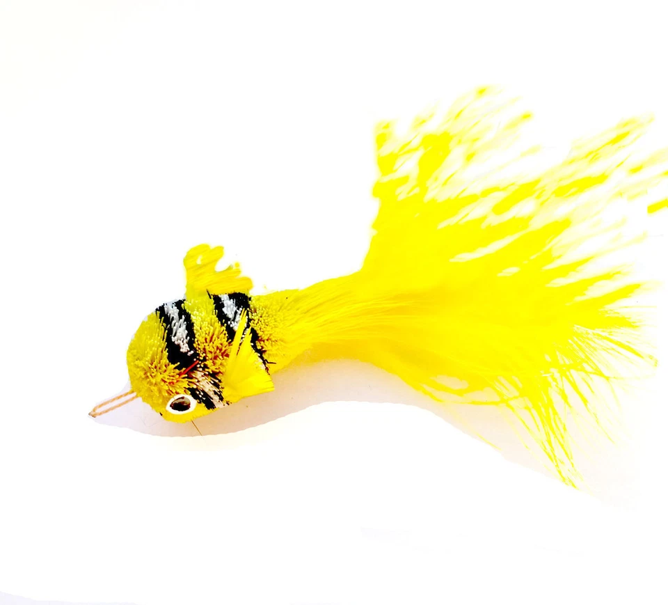 KATS'N US Cat Toy Wand Refill Clown Fish KatFly® - Yellow