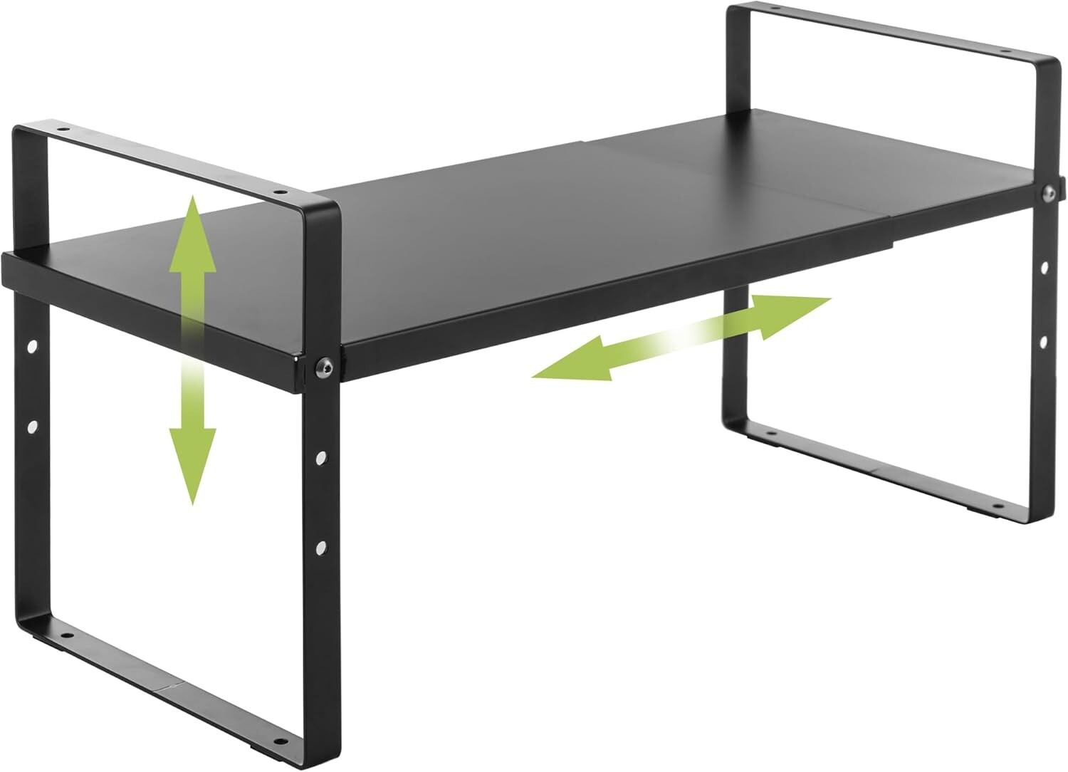 Expandable Cabinet Shelf Organizers Kitchen Shelves Metal Spice Racks Storage-image