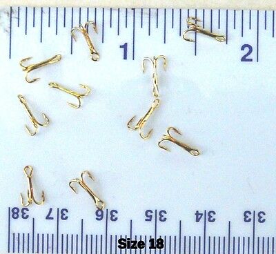 100 GT Top Quality Gold Salmon Egg Fish Fishing Hooks size 10