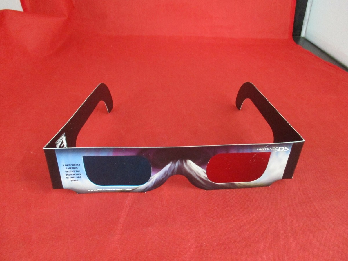 Pokemon Platinum Nintendo DS Promotional 3D Glasses *NEW*