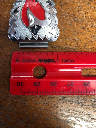 Reloj Navajo Nativo Americano NFL Arizona Cardinals Puntas Banda Níquel #1 - Imagen 7 de 8