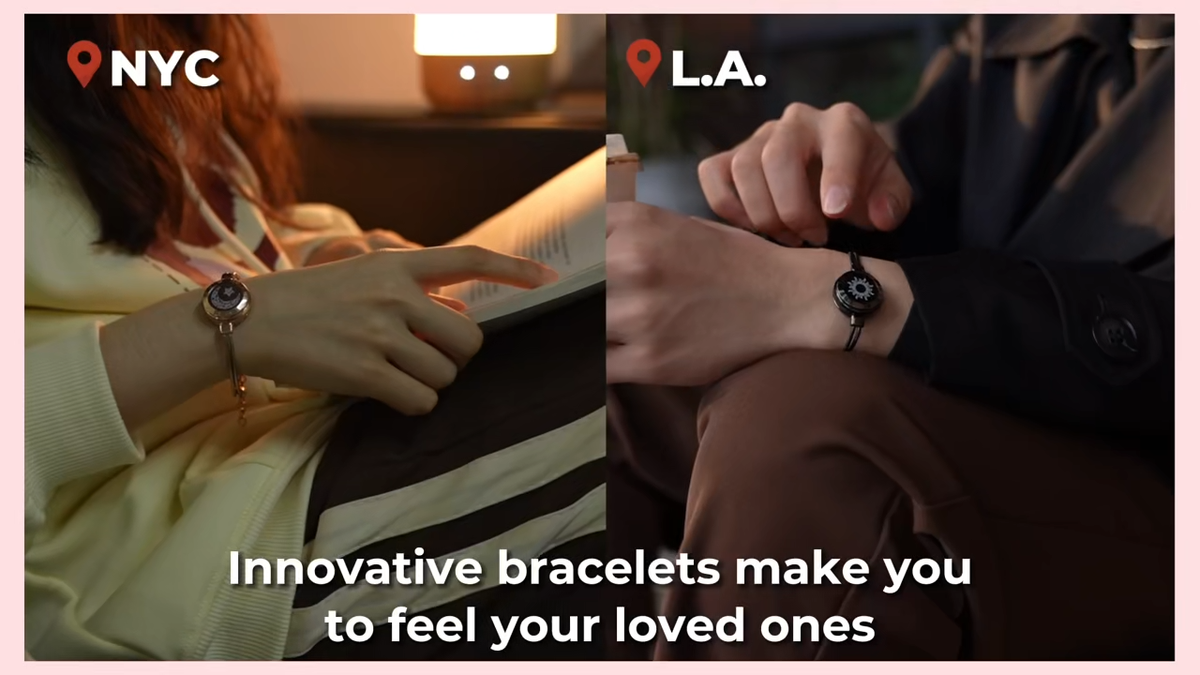 long distance totwoo couples light up touch bracelets vibration sun moon  and vib | eBay