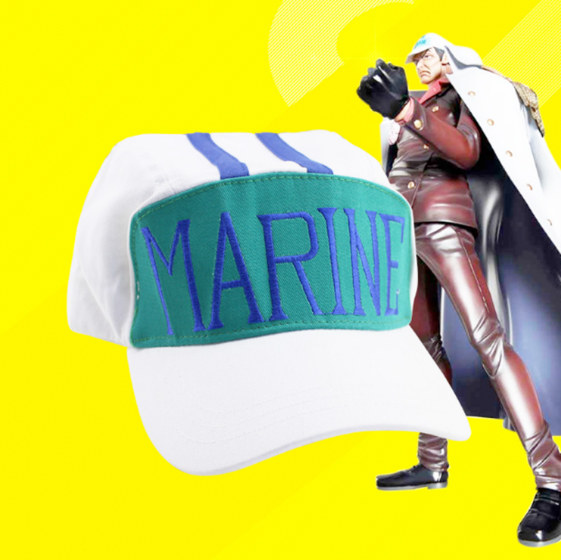 ONE PIECE Hat Navy Admiral Akainu Sakazuki MARINE Baseball Cap