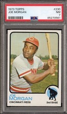 1973 Topps #230 Joe Morgan - PSA NM 7 - Cincinnati Reds - CENTERED - VSCARDS