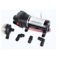 Mini RV Diaphragm Pump 24V DC Self-Priming Booster Pump Fishing Yacht
