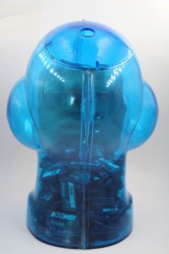 BUBBLE GUM BOOMER HEAD EXPOSITOR CON 155 CHICLES DE LOS AÑOS 90s - Foto 5 di 11
