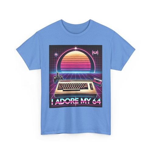 "I Adore My 64" Vintage 80s Style T-Shirt commodore 64 128 Plus 4 Vic-20 - Picture 4 of 13