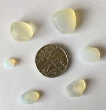 Genuine Seaham Sea Glass - Opalescent Pieces