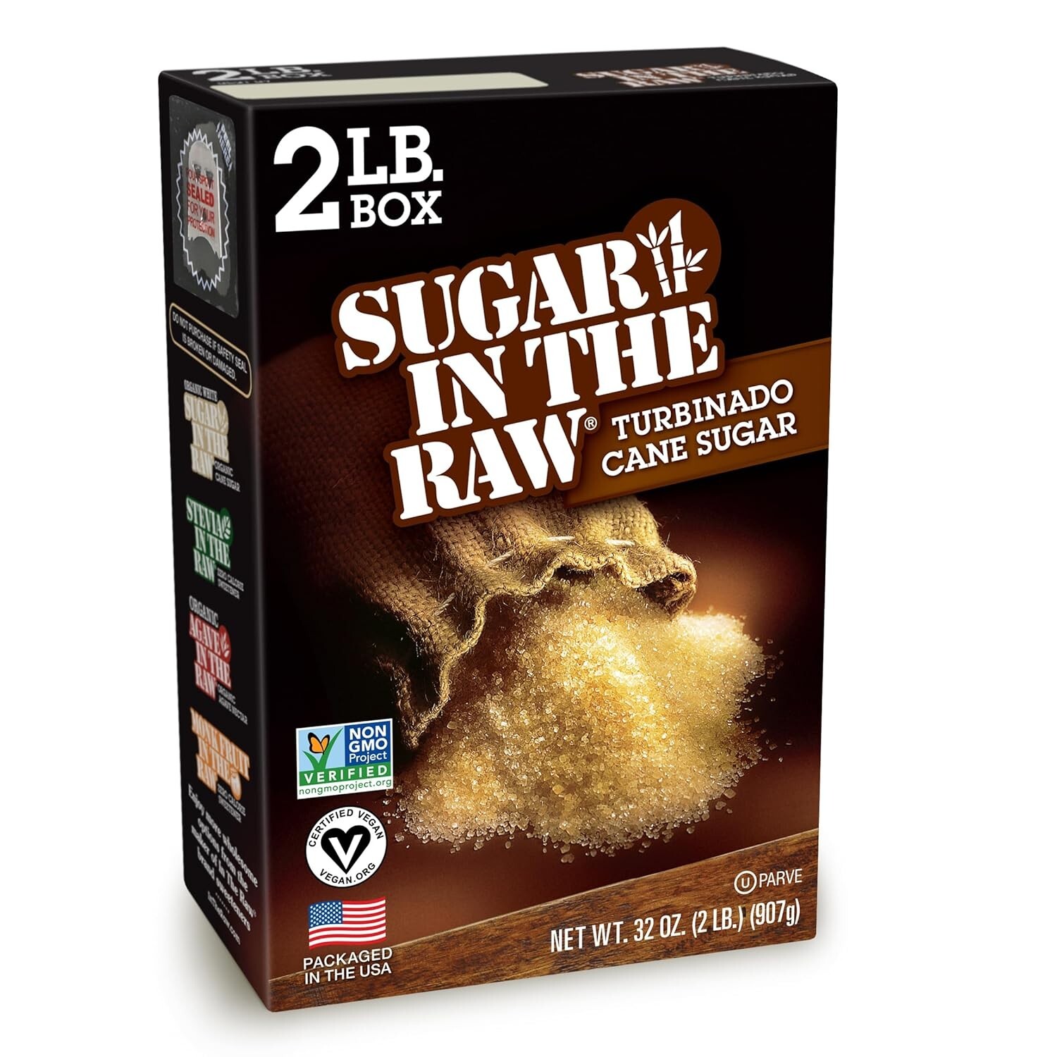 Sugar In The Raw Granulated Turbinado Cane Sugar, No Added Flavors or erythr...