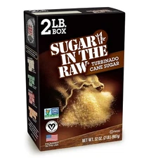 Sugar In The Raw Granulated Turbinado Cane Sugar, No Added Flavors or erythr...